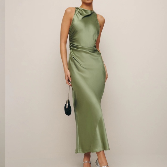 REFORMATION CASETT SILK DRESS - Picture 2 of 2